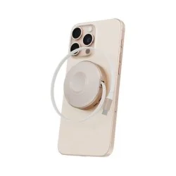 Energea Magduo Arc, 2In1 Phone  And Apple Watch Charger With Retractable Cable- Gold